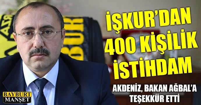 İşkur’dan 400 Kişilik İstihdam