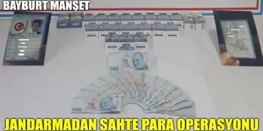 Jandarmadan sahte para operasyonu