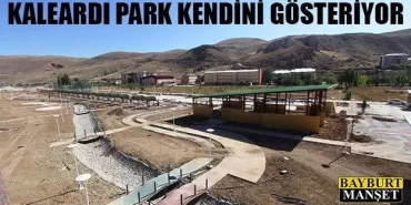 Kaleardı park şekilleniyor