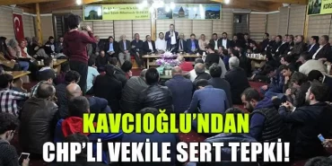 Kavcıoğlu’ndan CHP’li vekile sert tepki!