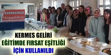 Kermes geliri eğitimde kullanıldı
