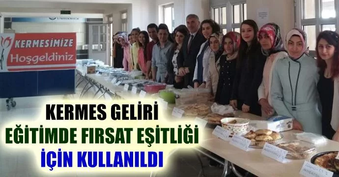 Kermes geliri eğitimde kullanıldı