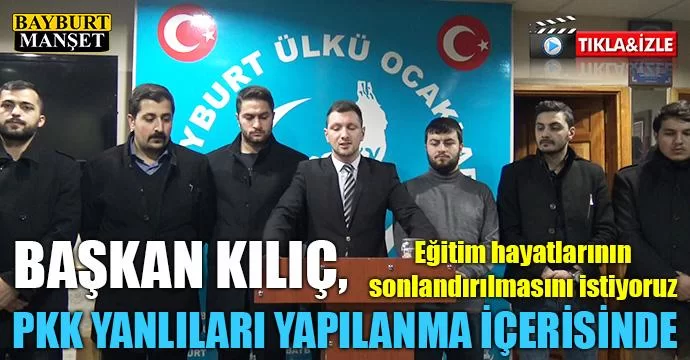 Kılıç, PKK yanlıları yapılanma içerisinde