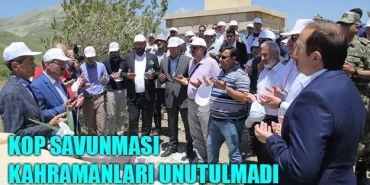 Kop Savunması Kahramanları Unutulmadı