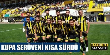 Kupa serüveni kısa sürdü