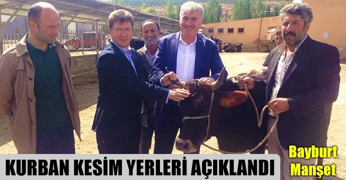 Kurban kesim yerleri açıklandı