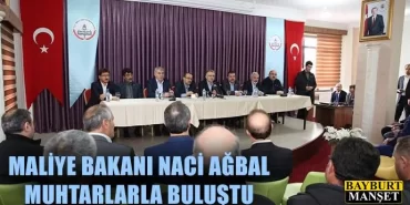 Maliye Bakanı Naci Ağbal Muhtarlarla Buluştu
