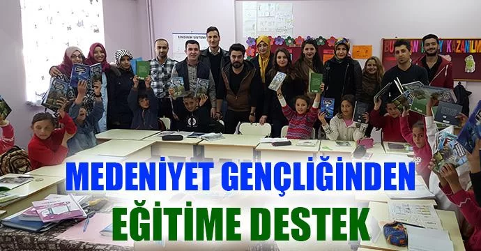 Medeniyet Gençliğinden eğitime destek