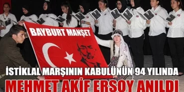 Milli Şairimiz Mehmet Akif Ersoy Anıldı