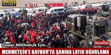 Mehmetçik Bayburt’tan Şanına Layık Uğurlandı