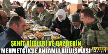Mehmetçik'le anlamlı buluşma