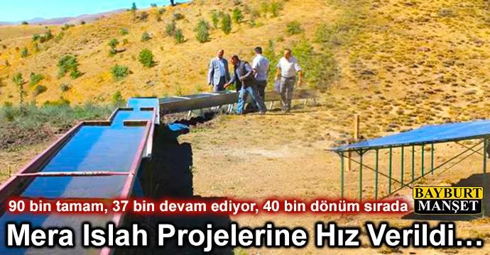 Mera Islah Projelerine Hız Verildi…