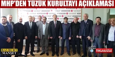 MHP'den tüzük kurultayı açıklaması