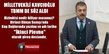 Milletvekili Kavcıoğlu Kurtuluşun 100. Yılında TBMM’de Söz Aldı