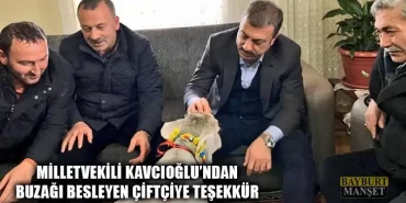 Milletvekili Kavcıoğlu’ndan Buzağı Besleyen Çiftçiye Teşekkür