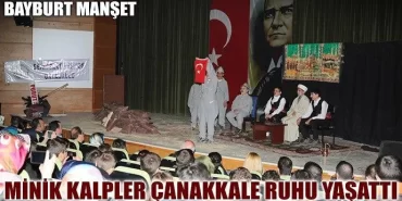 Minik Kalpler Çanakkale Ruhu Yaşattı