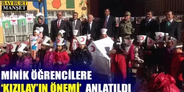 Minik Öğrencilere Kızılay'ın Önemi Anlatıldı