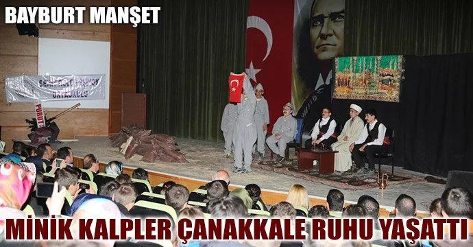 Minik Kalpler Çanakkale Ruhu Yaşattı