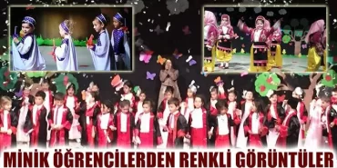 Minik öğrenciler hünerlerini sergiledi
