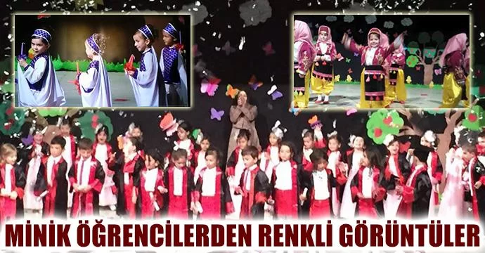 Minik öğrenciler hünerlerini sergiledi