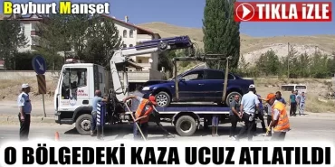O Bölgede Trafik Kazası Ucuz Atlatıldı