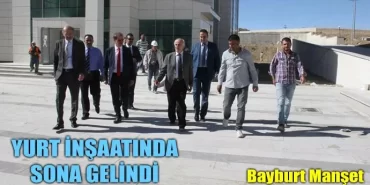 Öğrenci yurt inşaatında sona gelindi