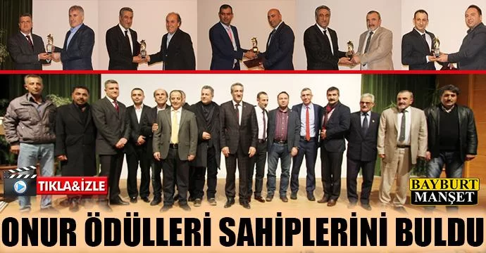 Onur Ödülleri Sahiplerini Buldu