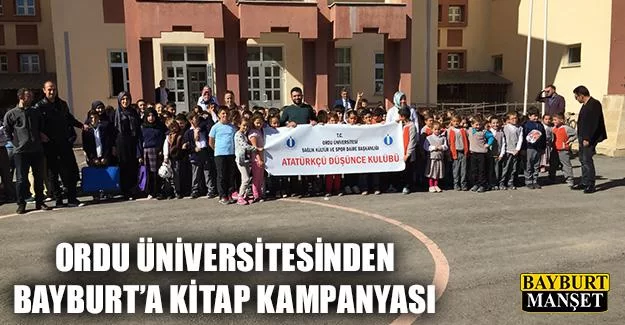 Ordu Üniversitesinden Bayburt’a Kitap Kampanyası