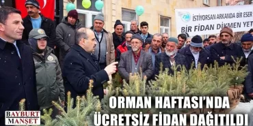 Orman Haftası’nda Ücretsiz Fidan Dağıtıldı