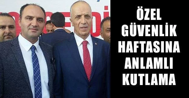 Özel Güvenlik Haftasına Anlamlı Kutlama