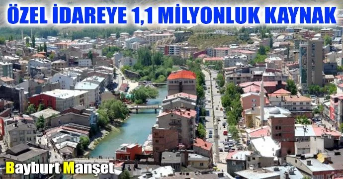 Özel İdareye 1,1 Milyonluk Kaynak