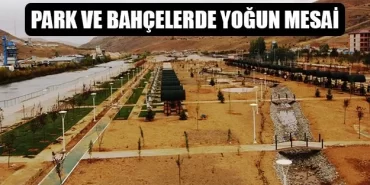 Park ve Bahçelerde Yoğun Mesai