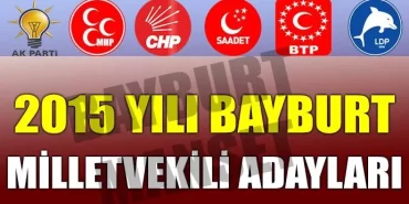 Bayburt Milletvekili adayları