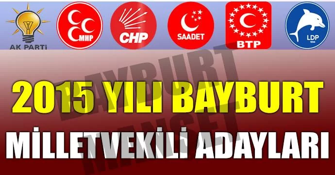 Bayburt Milletvekili adayları