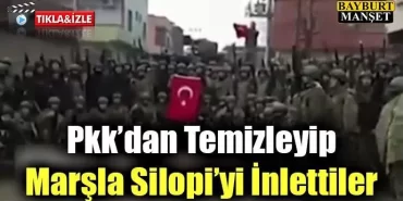 Pkk’dan Temizleyip Marşla Silopi’yi İnlettiler
