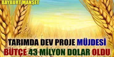Tarımda Dev Proje 43 Milyon Dolar Oldu