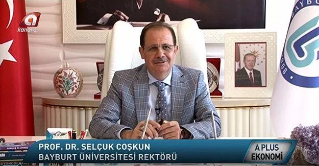 Rektör Coşkun Kanal A'da Bayburt Üniversitesini Tanıttı