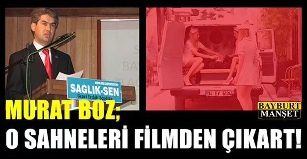 Sağlıkçılardan Murat Boz'a tepki