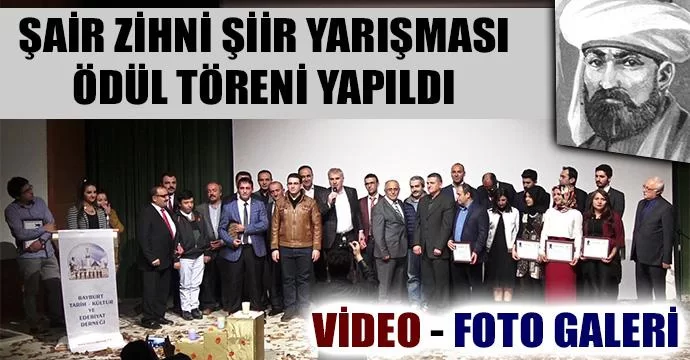 Şair Zihni Şiir Yarışması Ödül Töreni Yapıldı