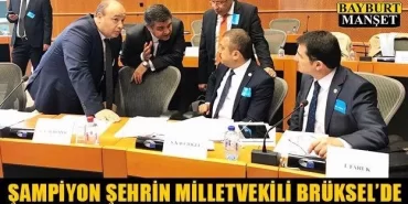 Şampiyon Şehrin Milletvekili Brüksel'de