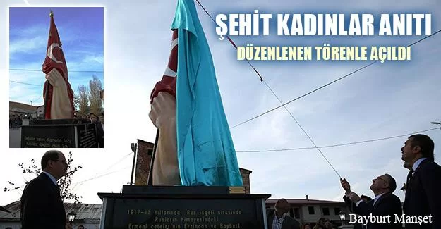 Şehit Kadınlar Anıtı Düzenlenen Törenle Açıldı