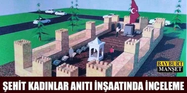 Şehit Kadınlar Anıtı İnşaatında İnceleme