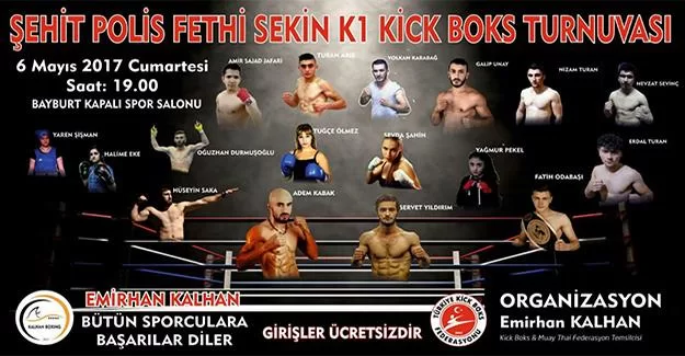 Şehit Polis Fethi Sekin K1 Kick Boks Turnuvası
