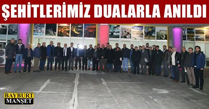 Şehitlerimiz dualarla anıldı