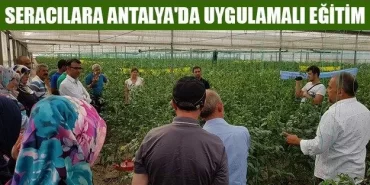 Seracılara Antalya'da Uygulamalı Eğitim