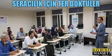 Seracılık için ter döktüler
