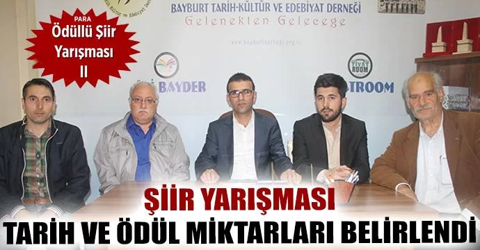 Şiir Yarışması Tarih Ve Ödül Miktarları Belirlendi