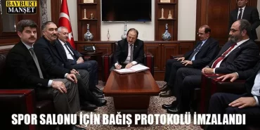 Spor Salonu İçin Bağış Protokolü İmzalandı