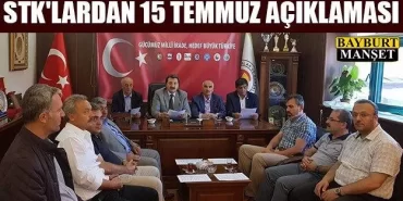 STK'lardan 15 Temmuz açıklaması