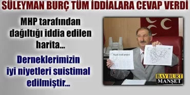 Süleyman Burç Tüm İddialara Cevap Verdi